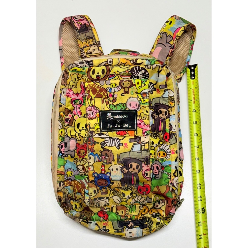 Tokidoki x Ju-Ju-Be MiniBe Backpack Jungle Adios Print Yellow Mini Bag